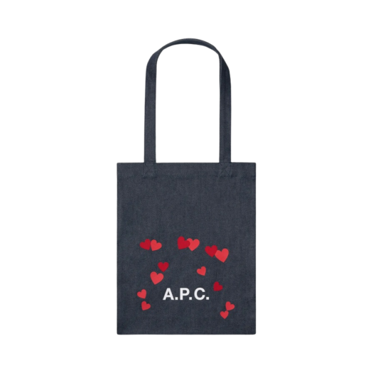 A.P.C. Lou Blondie Tote Bag Indigo