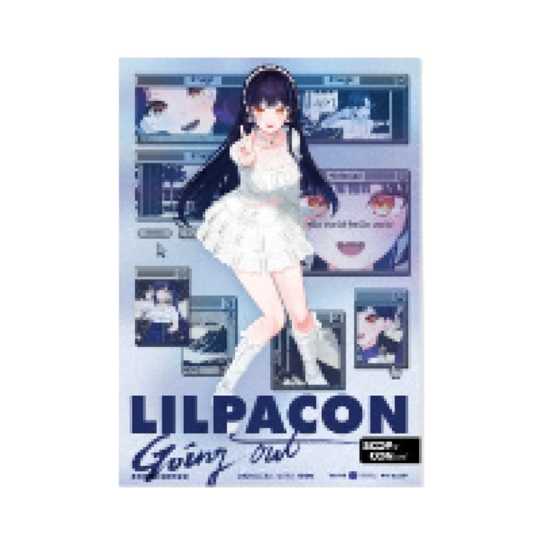 우왁굳 릴파콘 포스터 세트(Woowakgood Lilpacon Poster Set)
