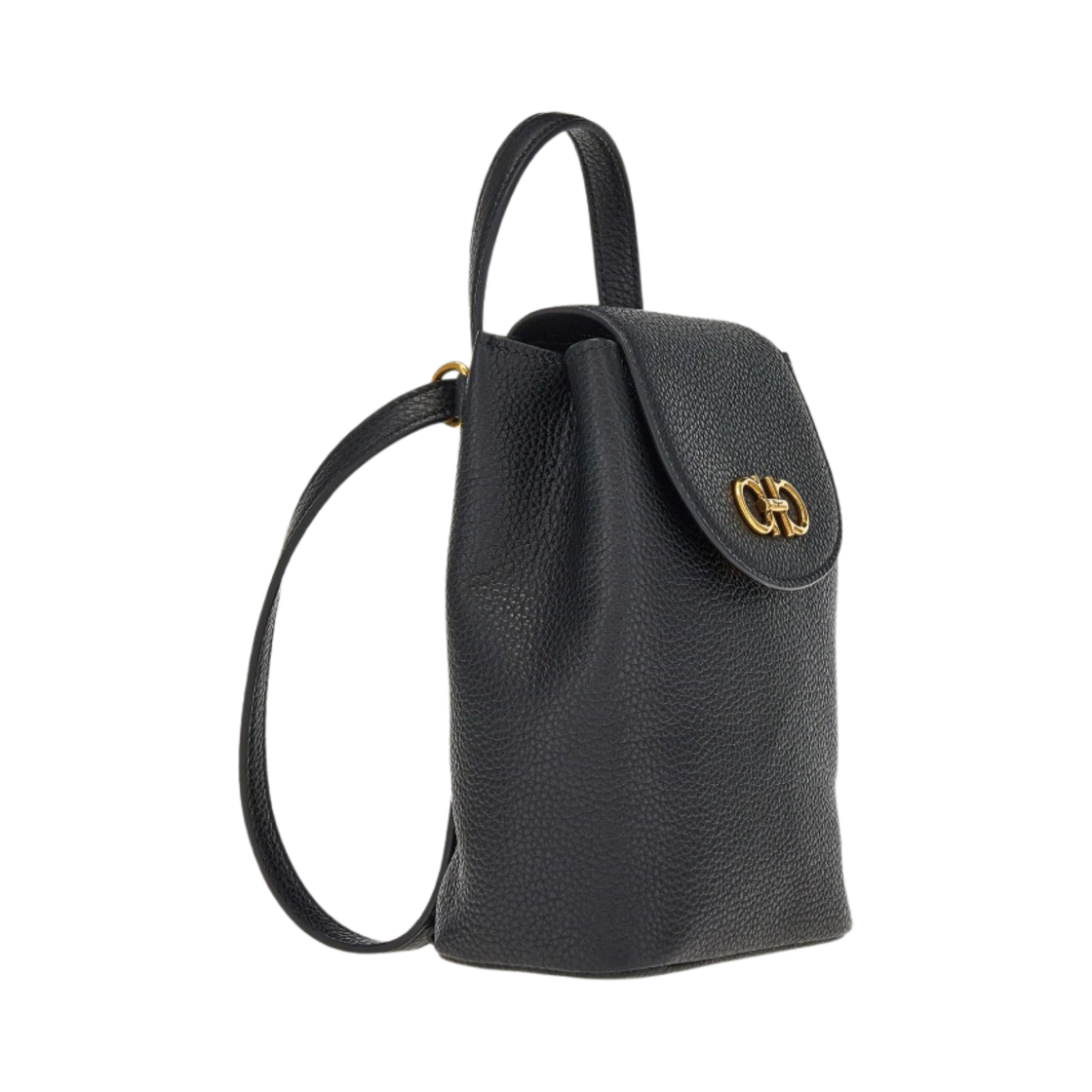 212969-759565 Ferragamo Gancini Mini Bag Black - #2