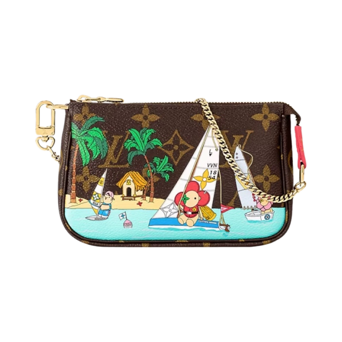 루이비통 미니 포쉐트 악세수아 모노그램 드래곤 프루트 핑크(Louis Vuitton Mini Pochette Accessoires Monogram Dragon Fruit Pink) - 1