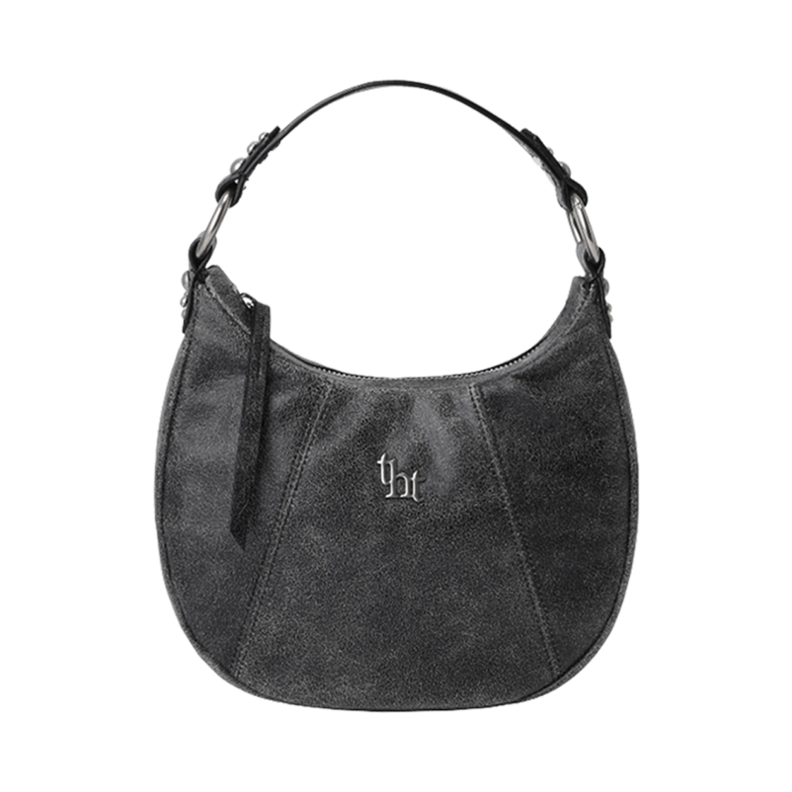 쓰리타임즈 큐리오 미니 백 빈티지 차콜(Threetimes Curio Mini Bag Vintage Charcoal)