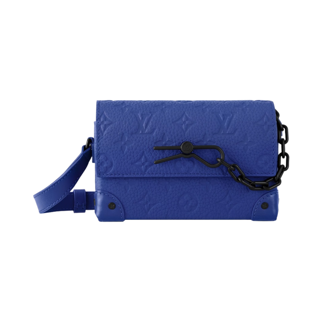 루이비통 스티머 웨어러블 월렛 토뤼옹 모노그램 레이싱 블루