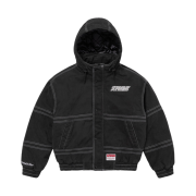 Supreme Mitchell & Ness Twill Stadium Jacket Black - 24FW