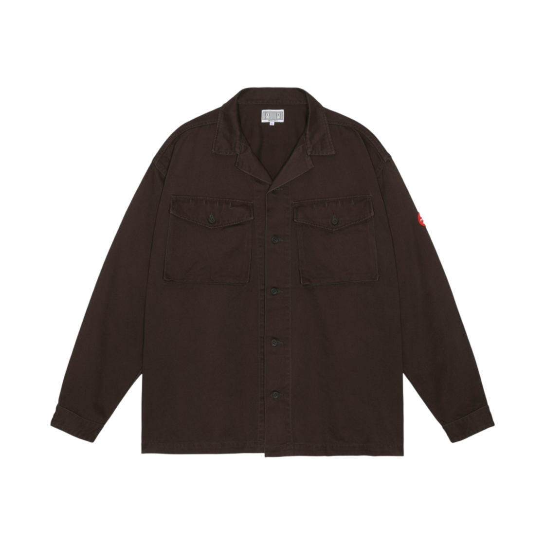 카브엠트 슬롯 버튼 BDU 다크 브라운 - 23FW(Cav Empt Slotted Button BDU Dark Brown - 23FW)