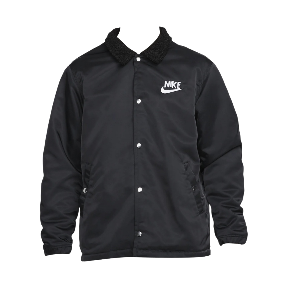 나이키 NSW 라인드 윈터라이즈드 코치 재킷 블랙 화이트 - US/EU(Nike NSW Lined Winterized Coach Jacket Black White - US/EU) - 2
