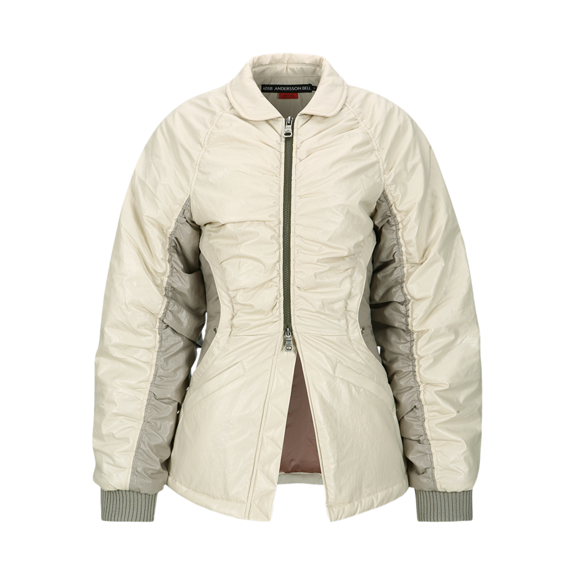 ADSB 앤더슨벨 우먼 루나 백 코르셋 봄버 자켓 아이보리