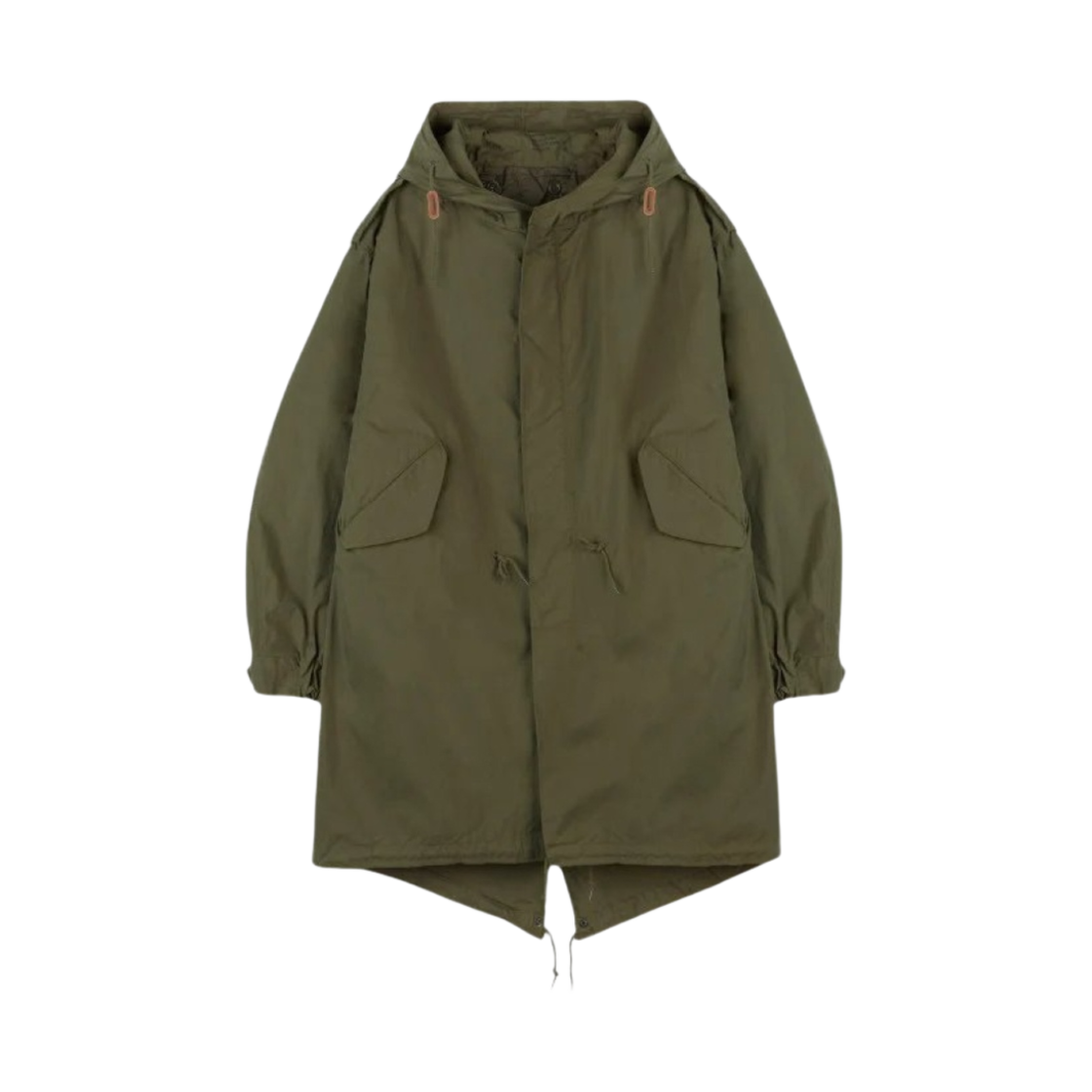스투시 나이코 프린티드 피쉬테일 파카 올리브 | Stussy | KREAM