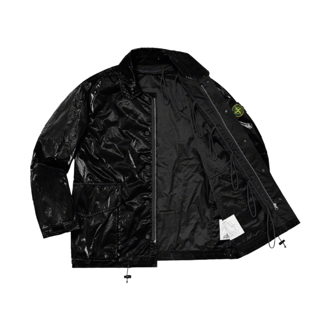 슈프림 x 스톤 아일랜드 뉴 실크 라이트 자켓 블랙 - 19SS(Supreme x Stone Island New Silk Light Jacket Black - 19SS) - 4