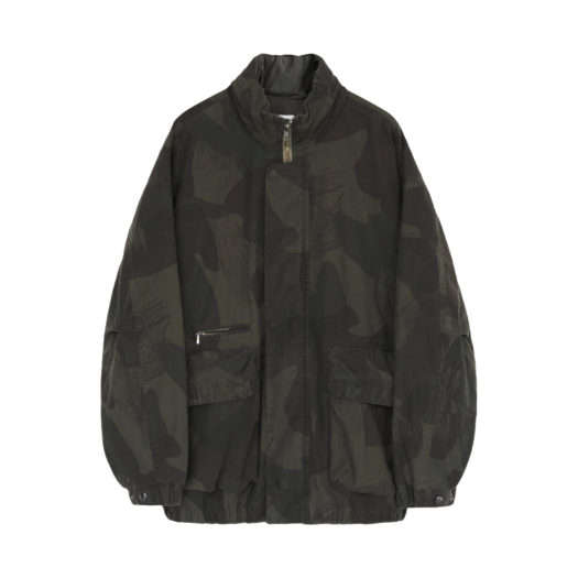 PL5PJU8701MA Polyteru HVC Track Jacket Camouflage (Japanese Fabric)