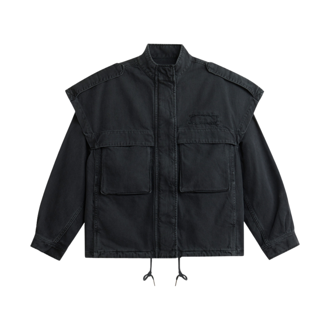 알파 인더스트리 오버사이즈 코튼 유틸리티 자켓 W 차콜