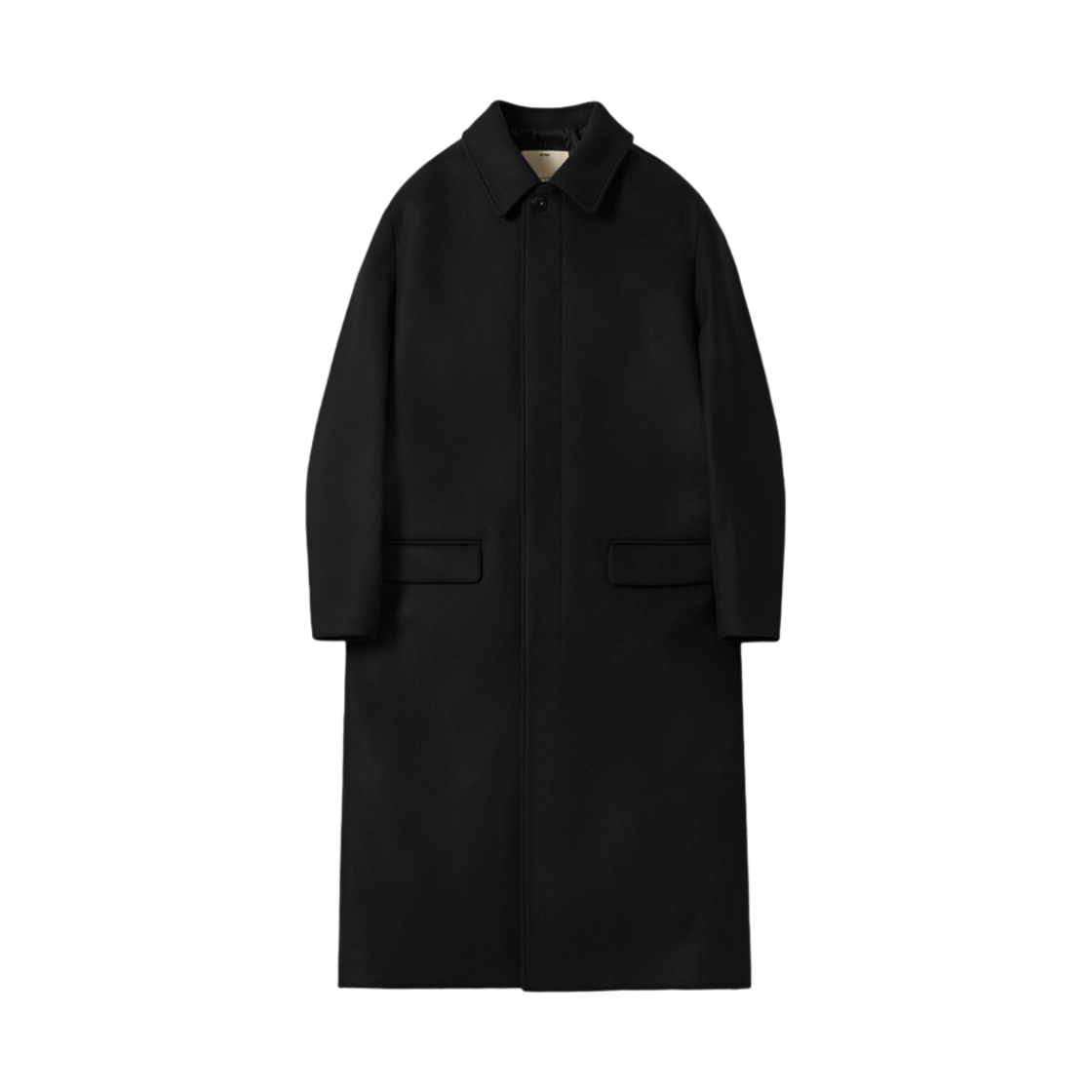 포터리 멜튼 울 맥 코트 블랙(Pottery Melton Wool Mac Coat Black)