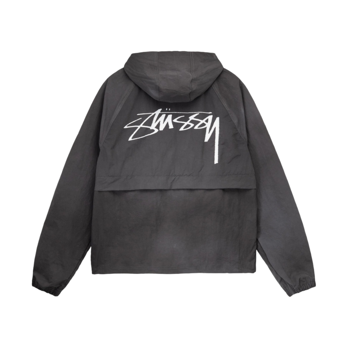 115647 Stussy Wave Dye Beach Shell Jacket Black - #2