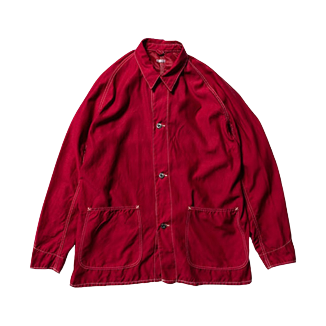 아프레쎄 오버 다잉 커버롤 자켓 레드 - 23SS(A.Presse Over Dyeing Coverall Jacket Red - 23SS) - 1