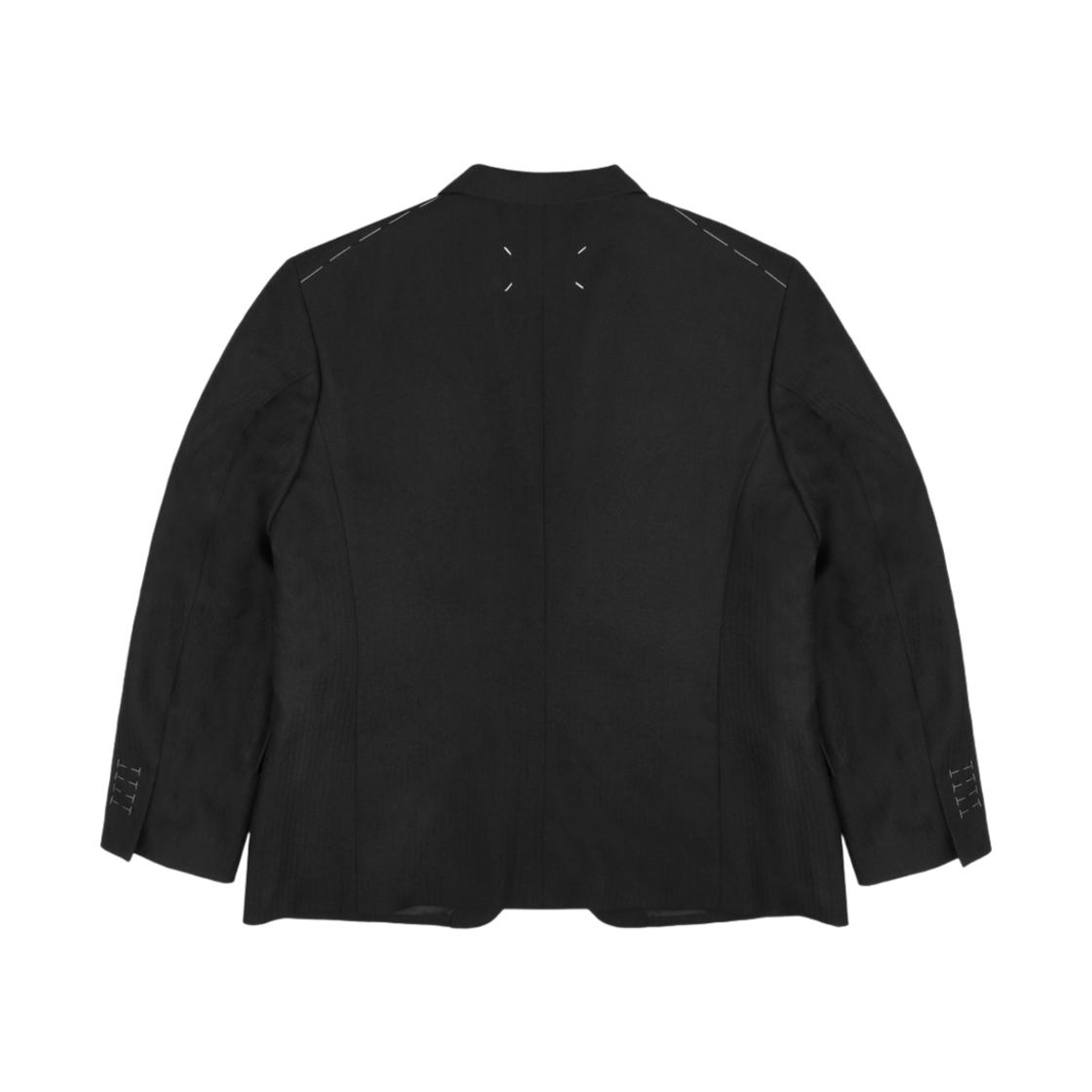 메종 마르지엘라 헤링본 울 자켓 블랙(Maison Margiela Herringbone Wool Jacket Black) - 2