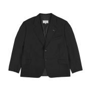 Maison Margiela Herringbone Wool Jacket Black