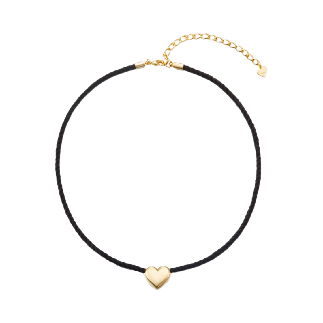 넘버링 하트 초커 스몰 골드(Numbering Heart Choker Gold) - 1