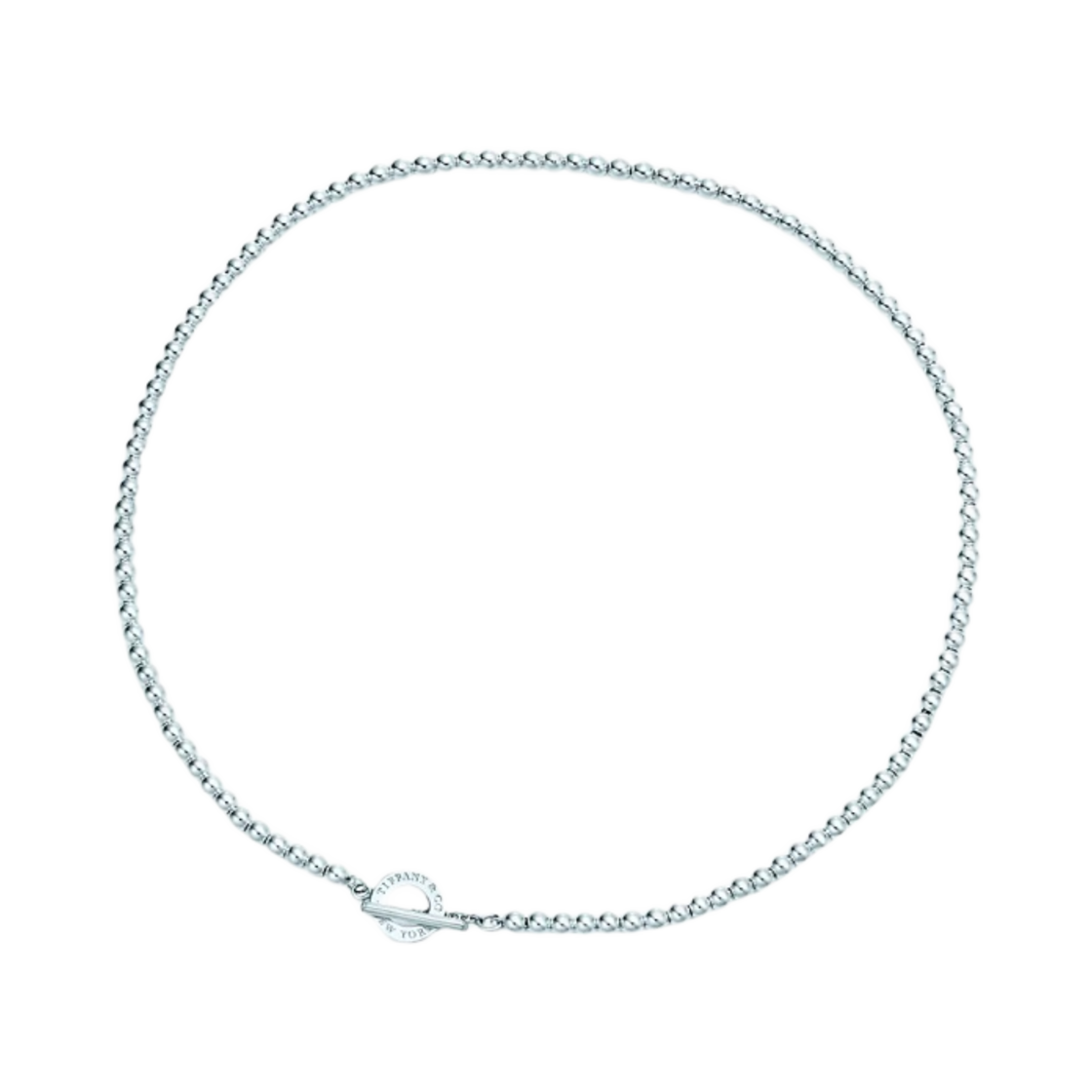 티파니 앤 코 토글 비드 네클리스 4 mm 스털링 실버(Tiffany & Co. Toggle Bead Necklace 4 mm Sterling Silver) - 1