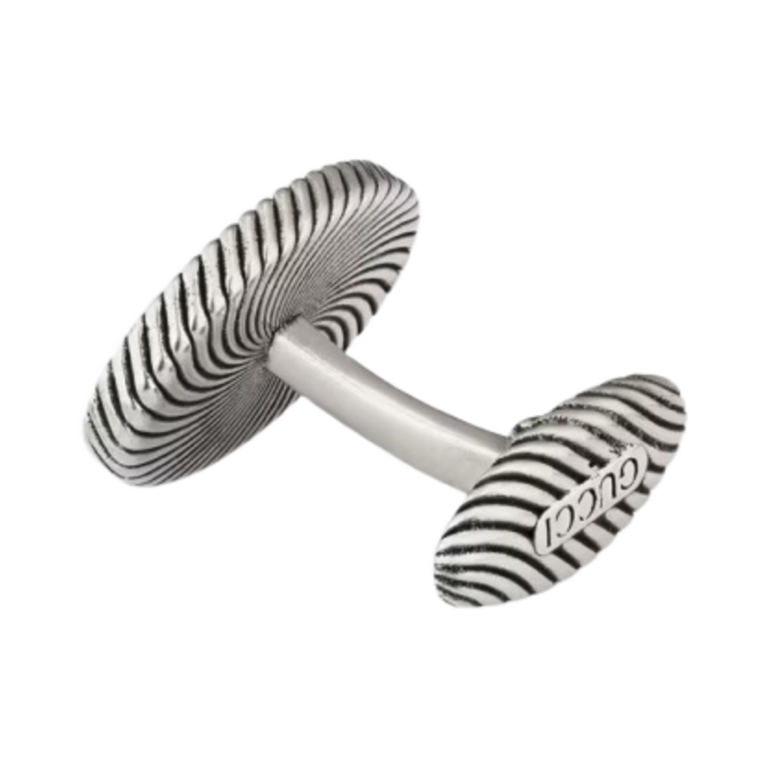 구찌 더블 G 커프스링크 실버 에이지드 피니쉬(Gucci Double G Cufflinks Silver Aged Finish) - 2