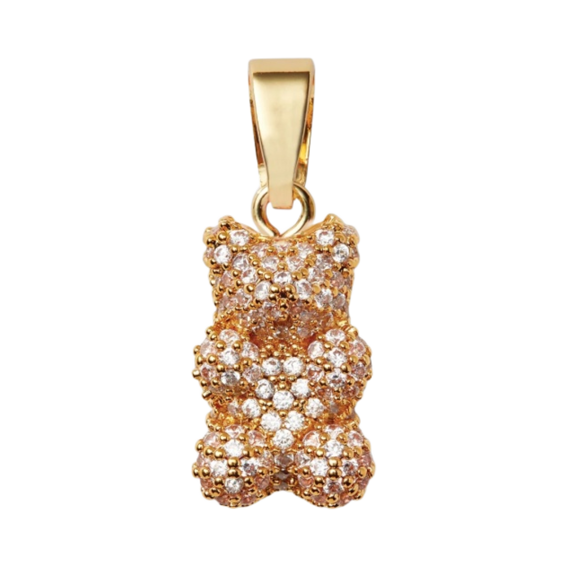 크리스탈 헤이즈 파베 마마 베어 클래식 커넥터 골드(Crystal Haze Pave Mama Bear with Classic Connector Gold) - 2