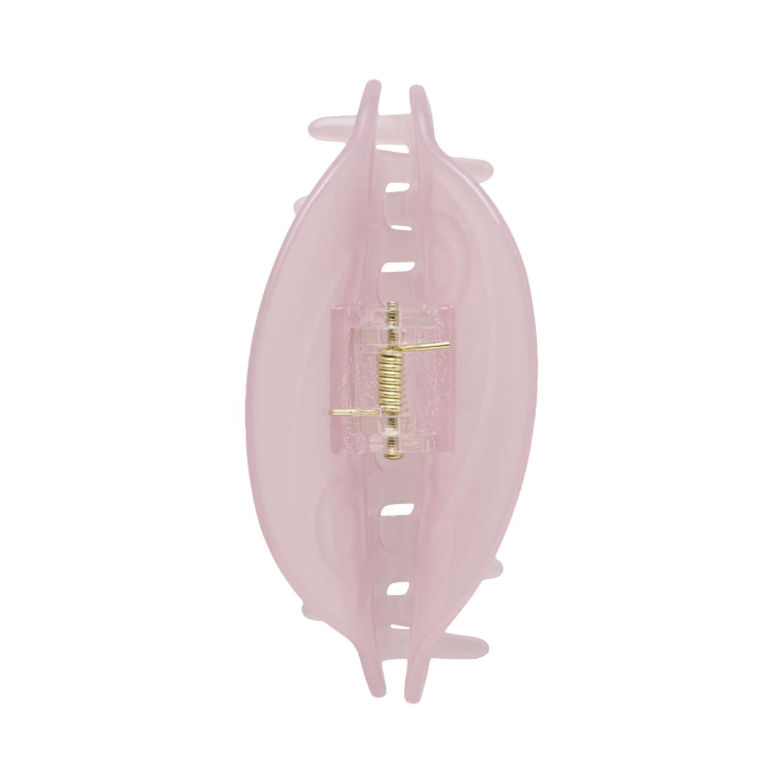 (W) 이미스 로고 헤어 클로 클립 핑크((W) Emis Logo Hair Claw Clip Pink) - 3