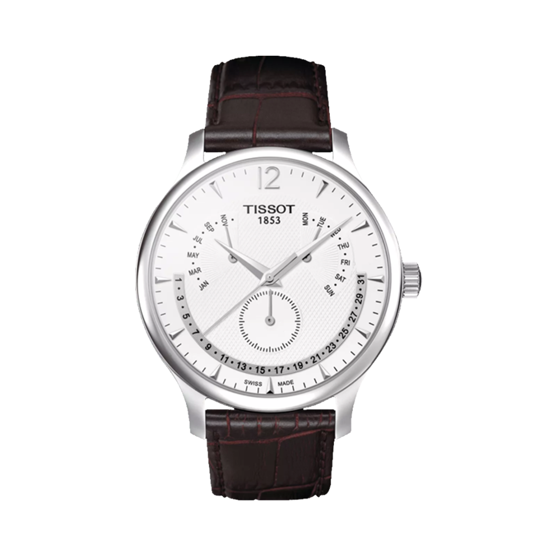 T0636371603700 Tissot Tradition Perpetual Calendar 42mm Quartz Stainless Steel White