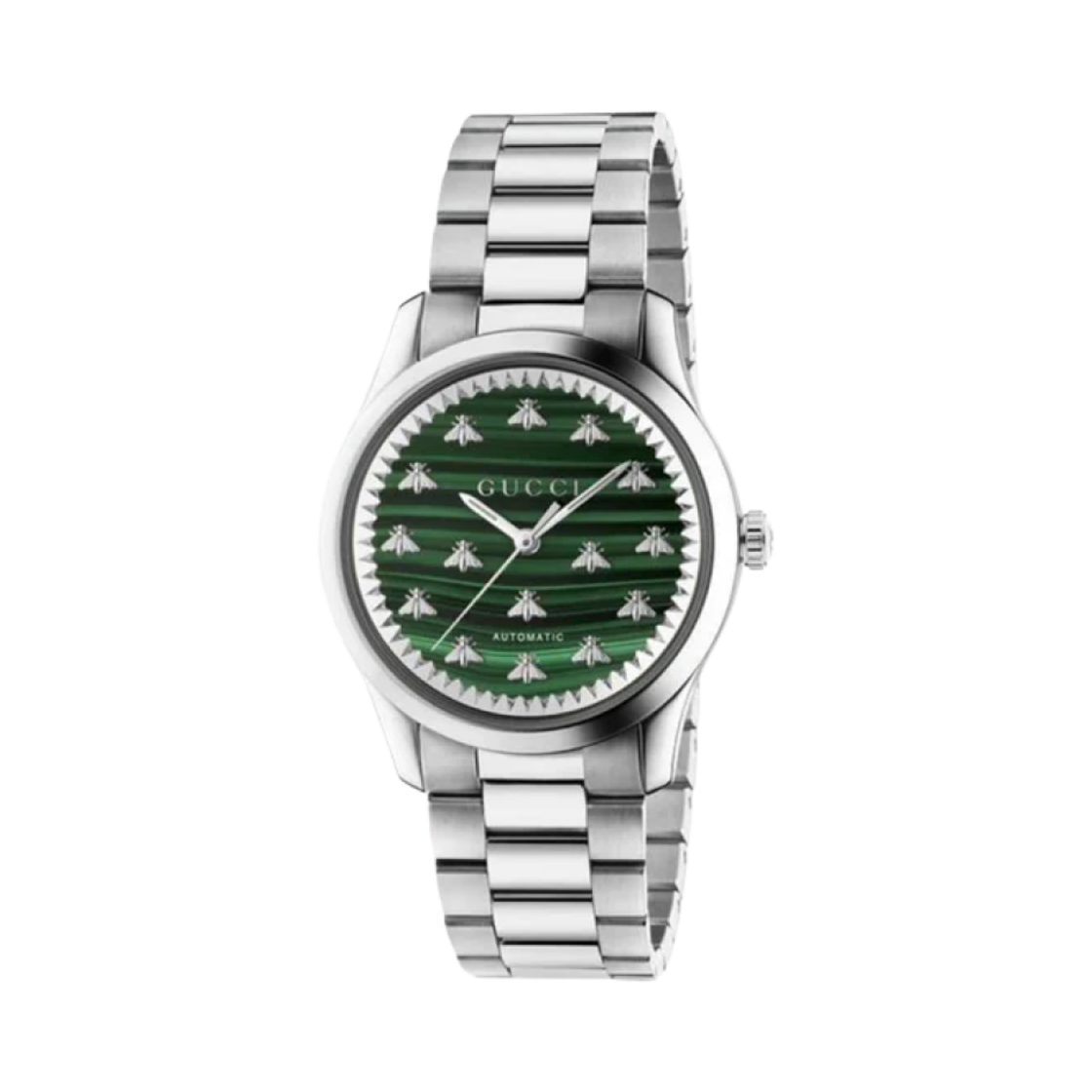 구찌 G-타임리스 쿼츠 38mm 스테인리스 스틸 그린(Gucci G-Timeless Quartz 38mm Stainless Steel Green)