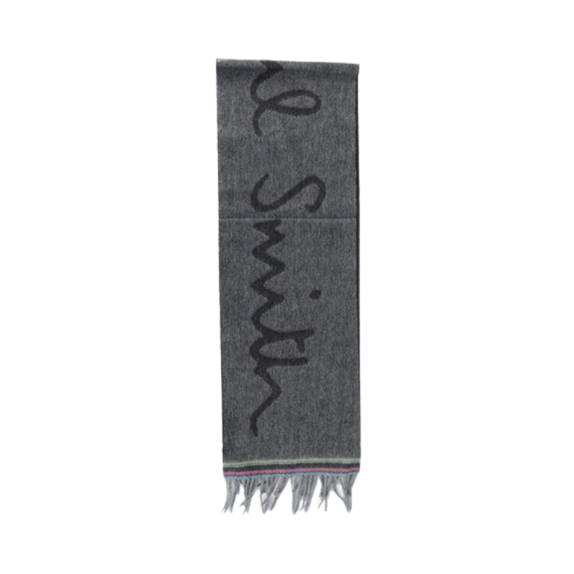 M2A-150K-N076-79 Paul Smith PS Logo Scarf Black