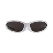 Balenciaga Skin Cat Sunglasses Silver