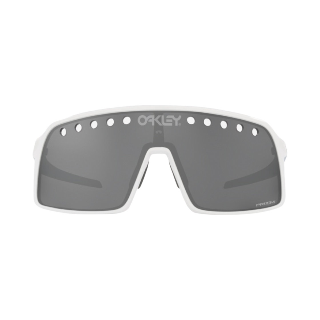 오클리 수트로 폴리쉬드 화이트 프레임 프리즘 블랙 렌즈 로우 브릿지 핏(Oakley Sutro Polished White Frame Prizm Black Lenses Low Bridge Fit) - 2