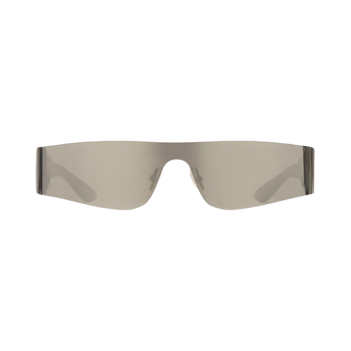 570521T00221402 Balenciaga Mono Rectangle Sunglasses Silver
