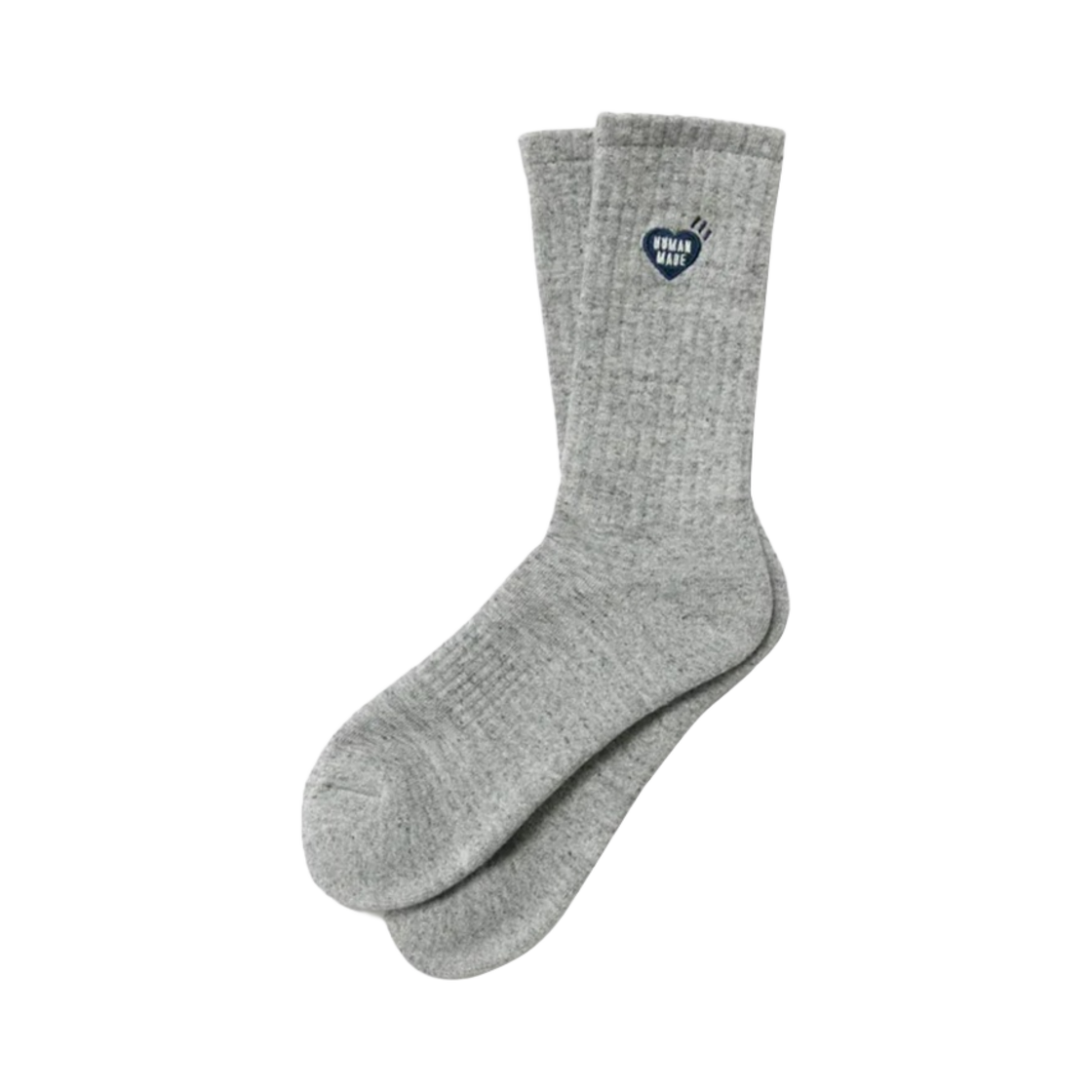 휴먼 메이드 파일 하트 삭스 그레이(Human Made Pile Heart Socks Gray) - 1