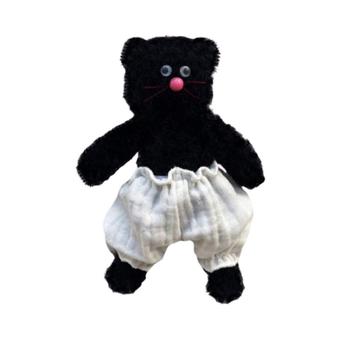 모남희 블핑이 키링 하얀 빤쭈 블랙(Monamhee Beulpingi Keyring with White Pants Black)