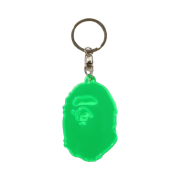 BAPE Ape Head Reflective Keychain Green