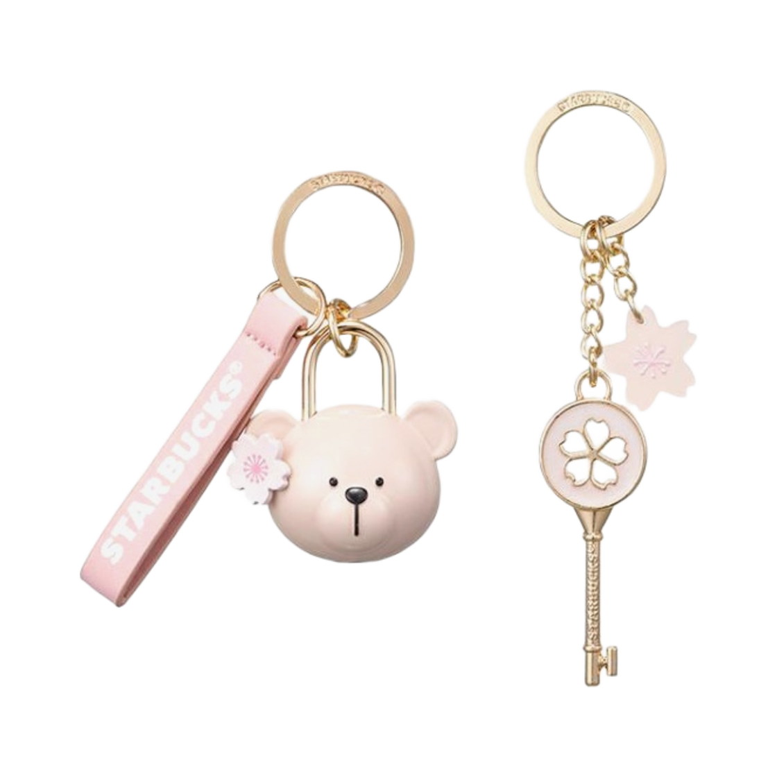 스타벅스 23 체리블라썸 베어리 자물쇠 키체인