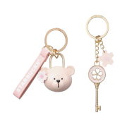 Starbucks 23 Cherry Blossom Bearista Lock Keychain
