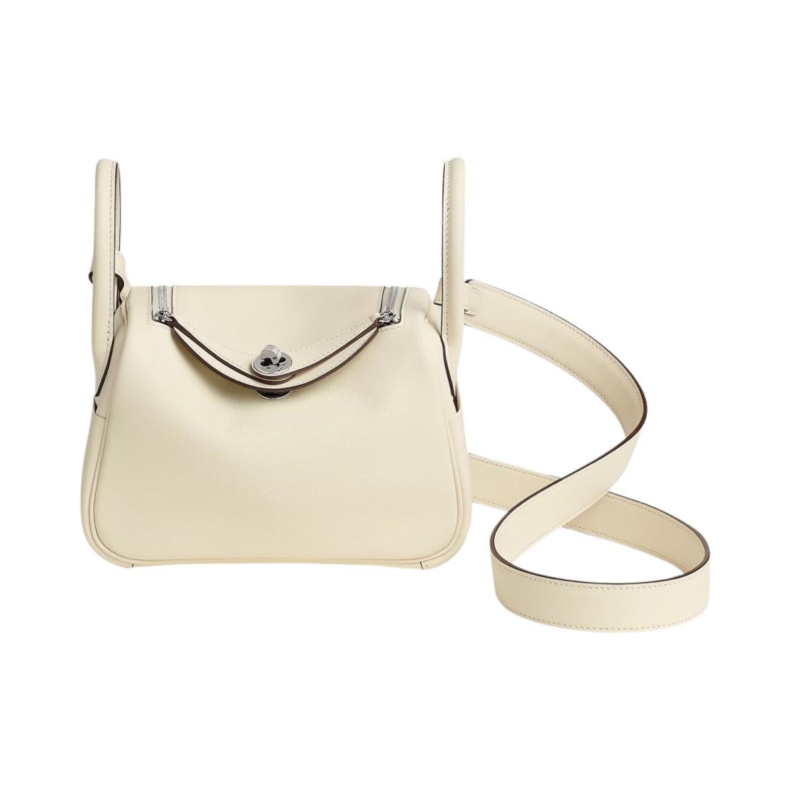 에르메스 린디 미니백 베르소 스위프트 & 팔라듐 하드웨어 나타 라임(Hermes Lindy Mini Bag Verso Swift & Palladium Nata Lime) - 1