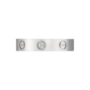 Cartier Love Wedding Band White Gold Diamond