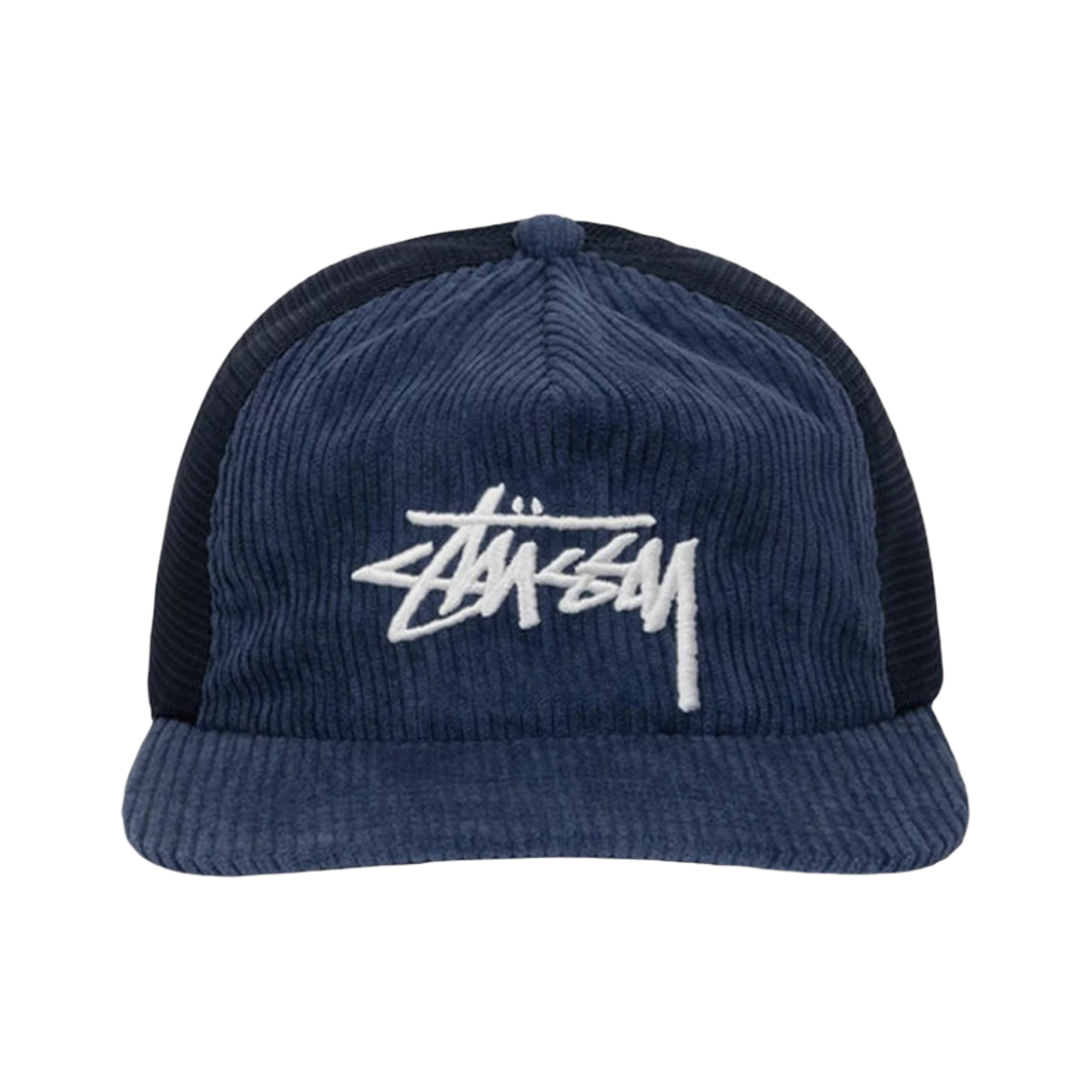 스투시 코듀로이 트러커 캡 네이비(Stussy Corduroy Trucker Cap) - 1