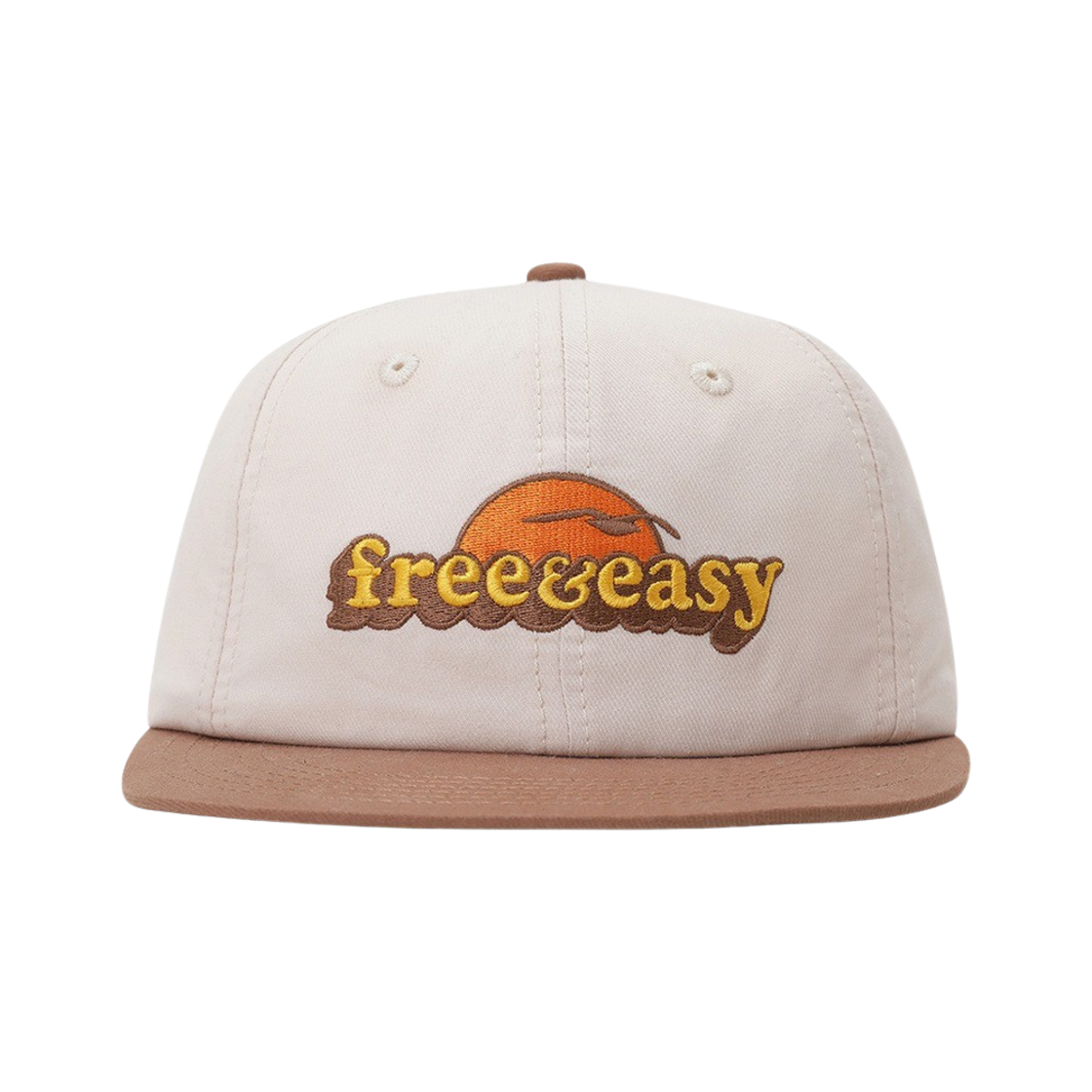프리앤이지 바자 선 투 톤 라이트웨이트 햇 본 브라운(Free & Easy Baja Sun Two Tone Lightweight Hat Bone Brown)