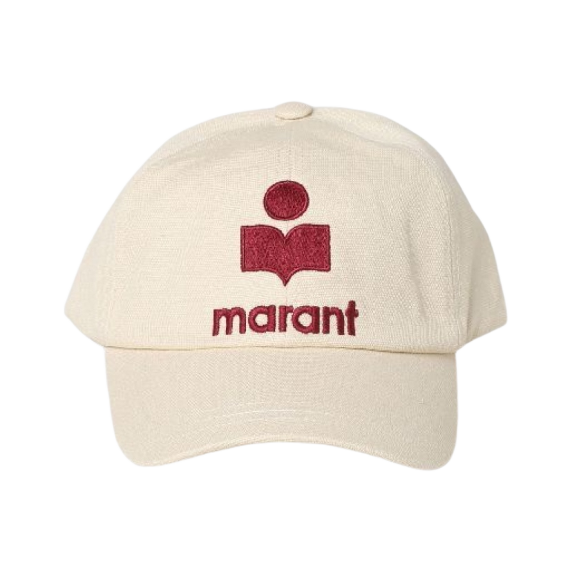 이자벨 마랑 타이론 로고 캡 에크루 레드 - 23SS(Isabel Marant Tyron Logo Cap Ecru Red - 23SS) - 1