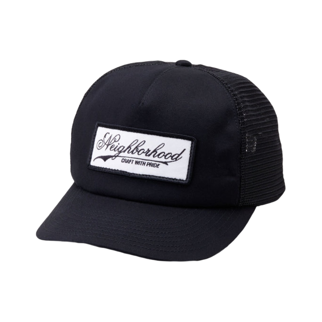 241YGNH-HT11 Neighborhood Mesh Cap-1 Black