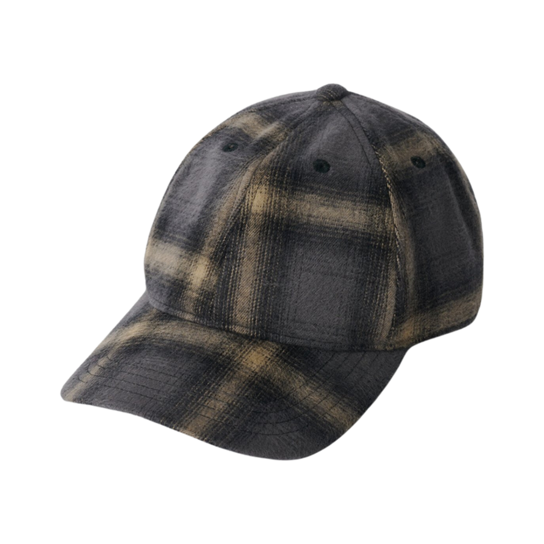 A4248BDG Our Legacy Ballcap Oyster Check Hairy Flannel