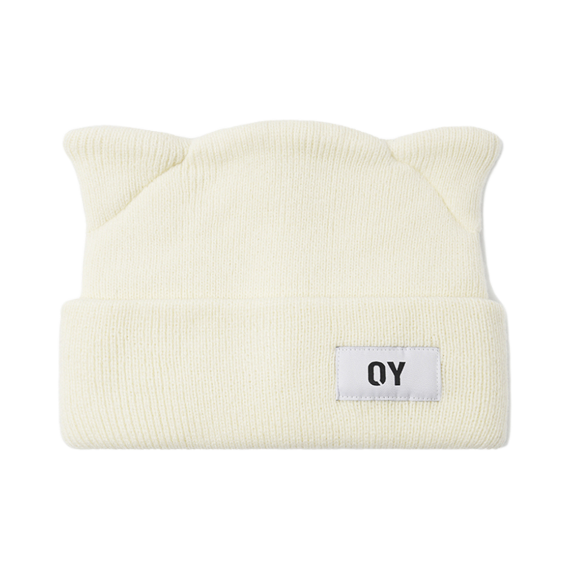 ★OY★EAR LOGO BEANIE - IVORY★正規品/韓国直送料込/人気 OY/オーワイ』 METAL LOGO BEANIE/メタルニットキャップ OY│A