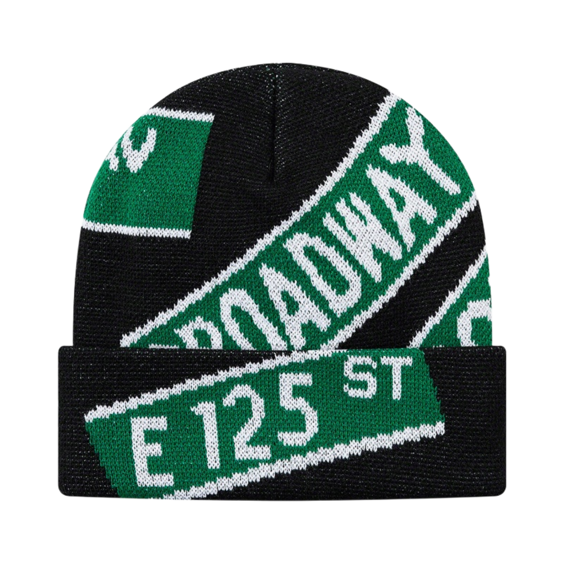 슈프림 스트릿 사인 비니 블랙 - 21SS(Supreme Street Signs Beanie Black - 21SS) - 2