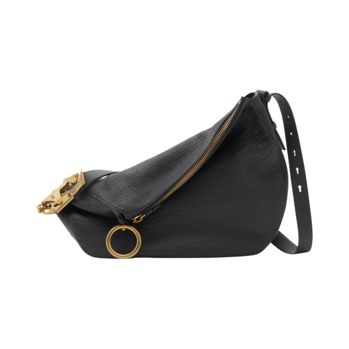 버버리 미디엄 나이트 백 블랙(Burberry Medium Knight Bag Black) - 1
