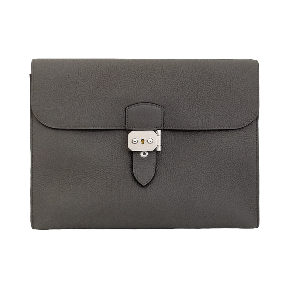 에르메스 삭아데페슈29 메신저백 그리스에땅 은장