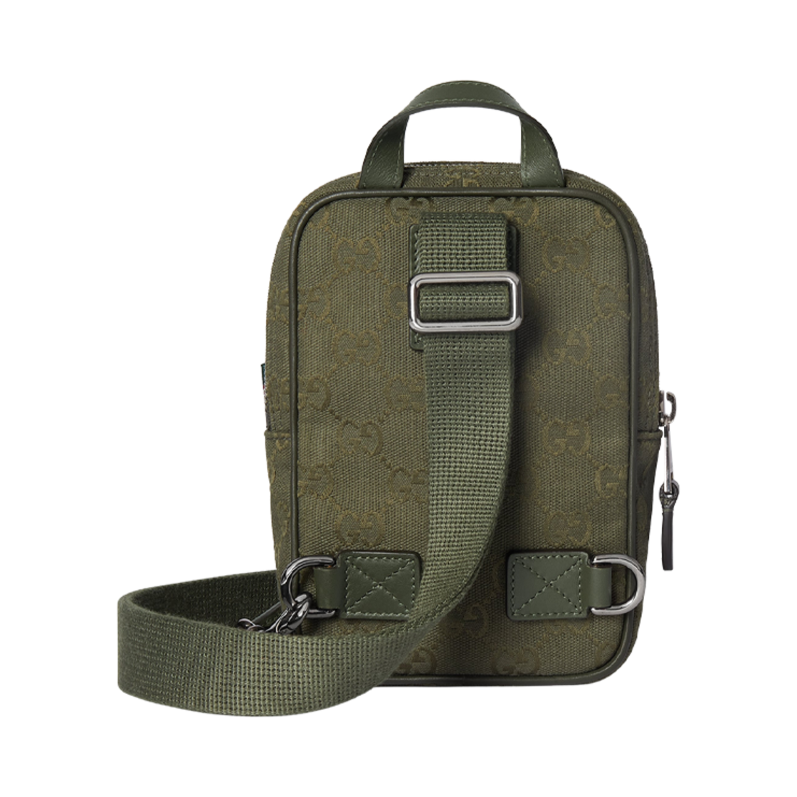 구찌 GG 캔버스 미니 슬링백 포레스트 그린(Gucci GG Canvas Mini Slingbag Forest Green) - 3