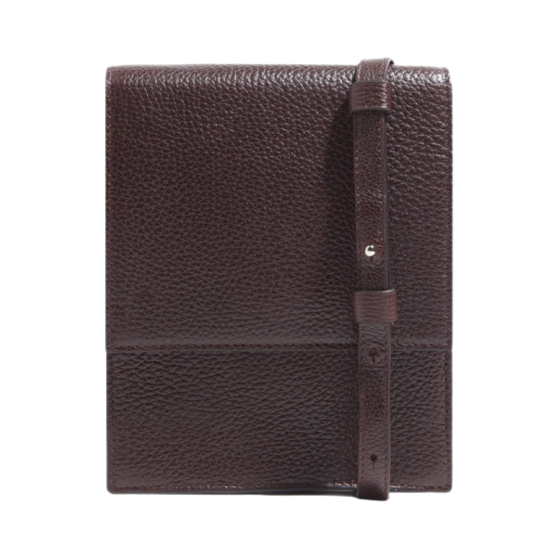 르메르 스몰 사첼백 그레인드 카우 레더 다크 브라운(Lemaire Small Satchel Grained Cow Leather Dark Brown) - 1