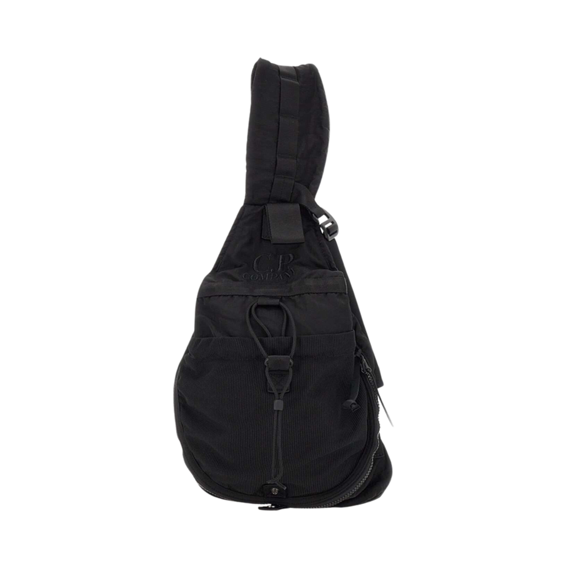 C.P. 컴퍼니 나일론 B 크로스바디 백 블랙 - 24FW(C.P. Company Nylon B Crossbody Bag Black - 24FW)