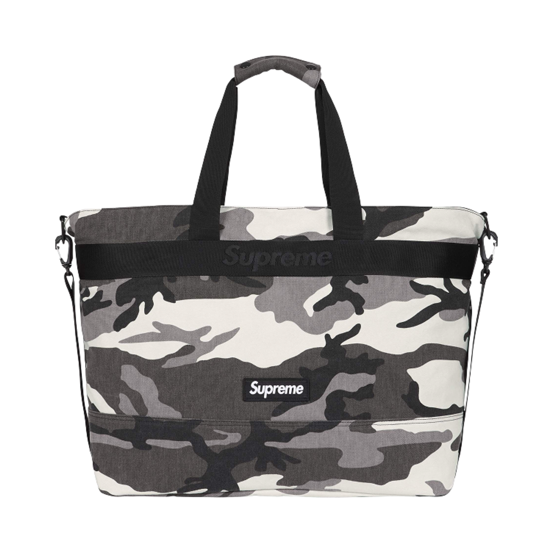 Supreme Tote Bag 24ss Black　美品 Supreme Woven Tote (SS24) - $158